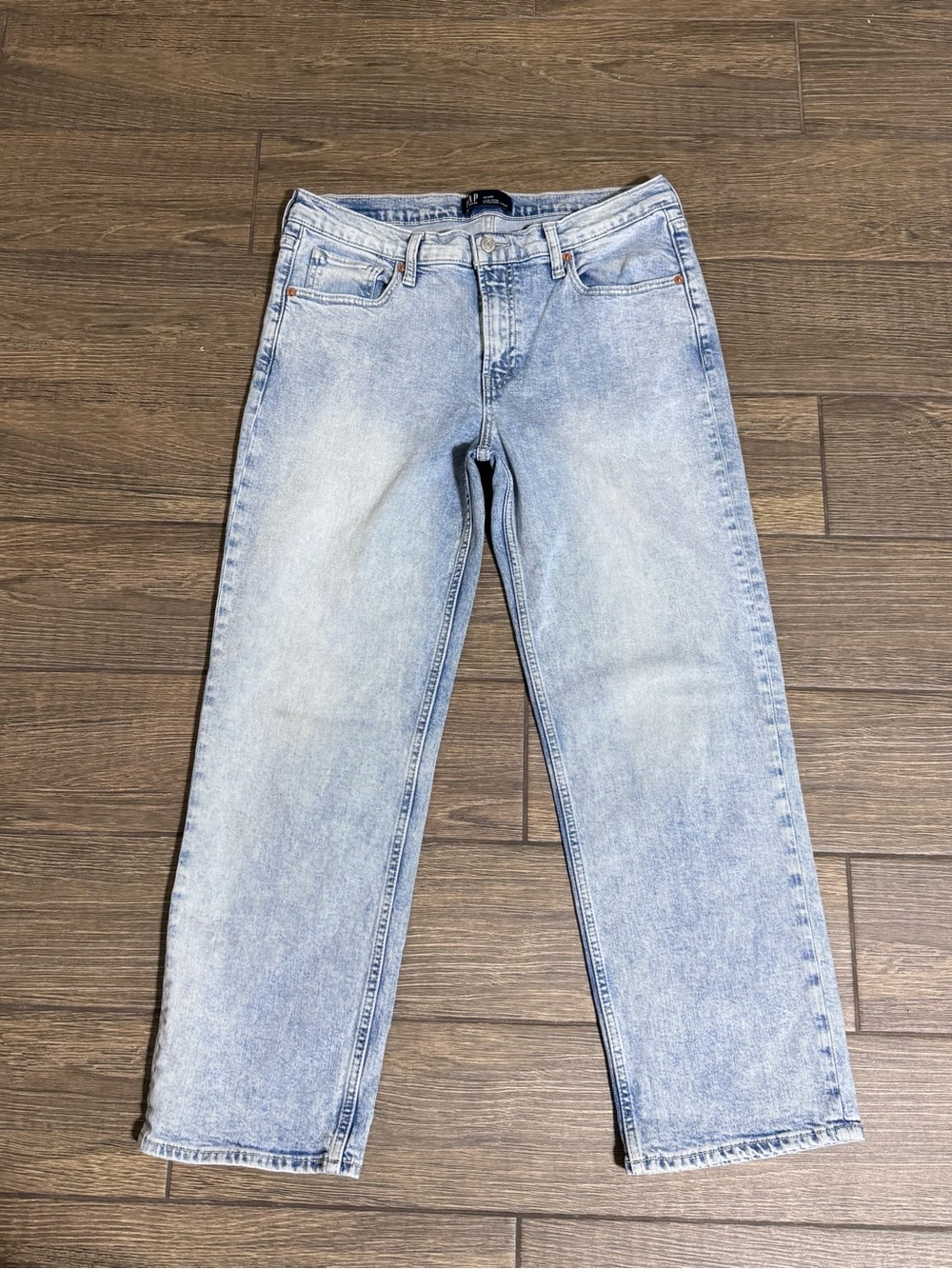 Gap Size 10 Regular Light Wash Straight Jeans